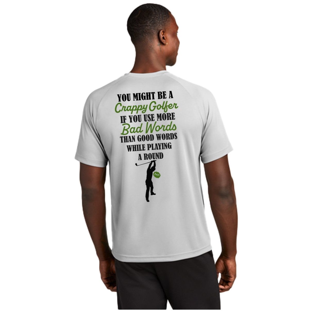 Bad Words, Good Words, Potty Mouth Golf - Mens T-Shirt