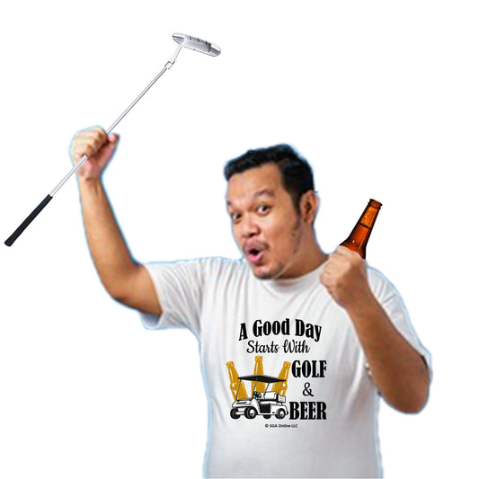Golf and Beer  - Men's Golf T-Shirt