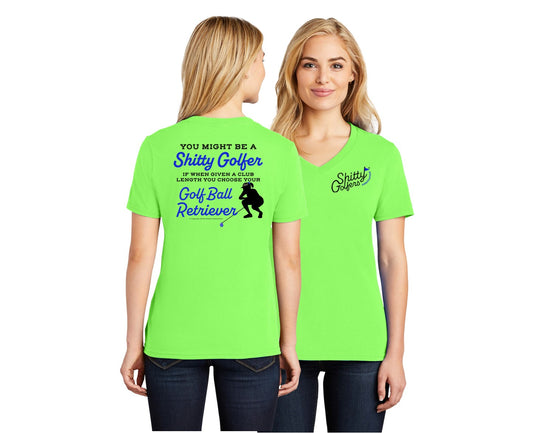 Club Length - Golf Ball Retriever - Ladies Golf Shirt