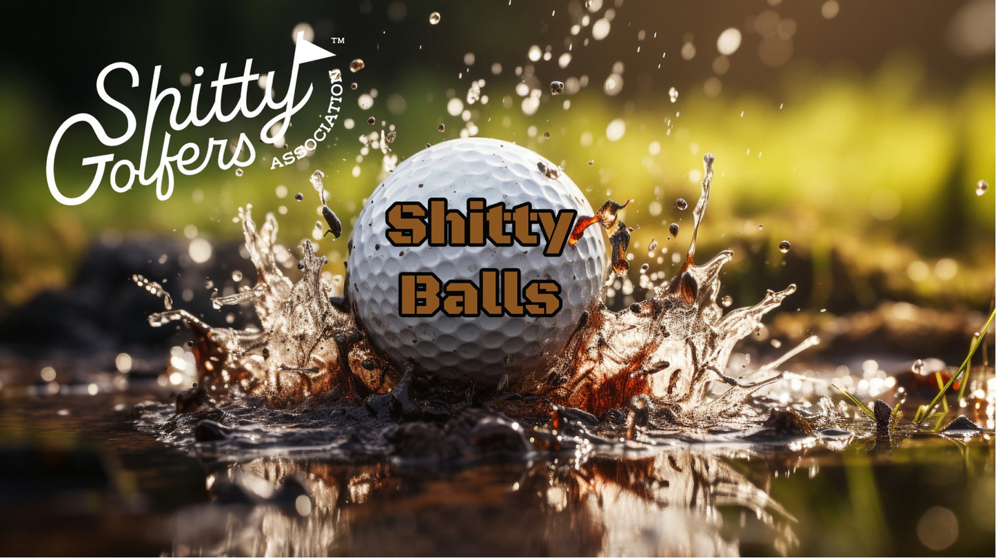Novelty Golf Balls Oh Shit3 Hands Off My Ball Super Swinger FUNNY!