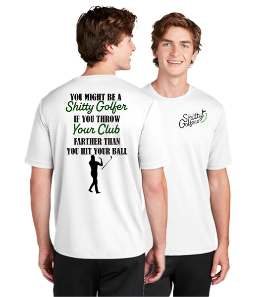 Throw Your Club - Funny Golf T-Shirt for Men