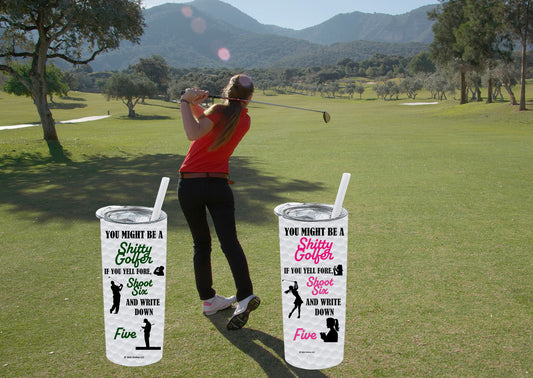 Yell Fore - Golf Ball Tumblers
