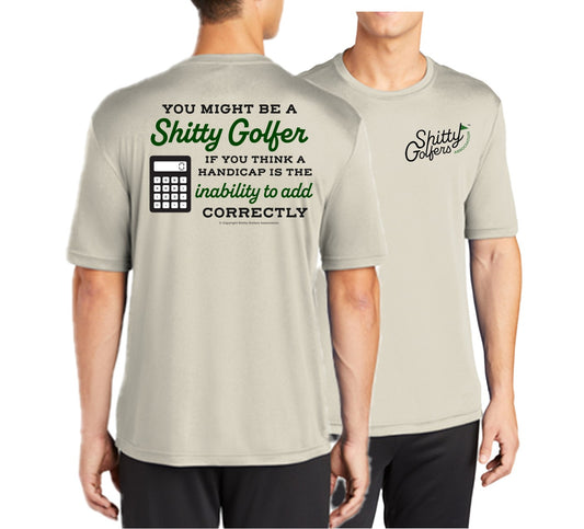 Funny Golf T-shirts for Men - Adding Handicap