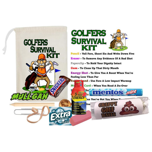 Funny Golf Survival Kit for Men - Perfect Gift for Golf Fanatics