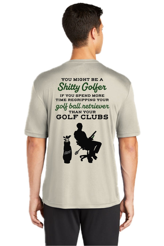 Funny Golf Shirts for Men - Witty Golf Quotes - Regripping Clubs