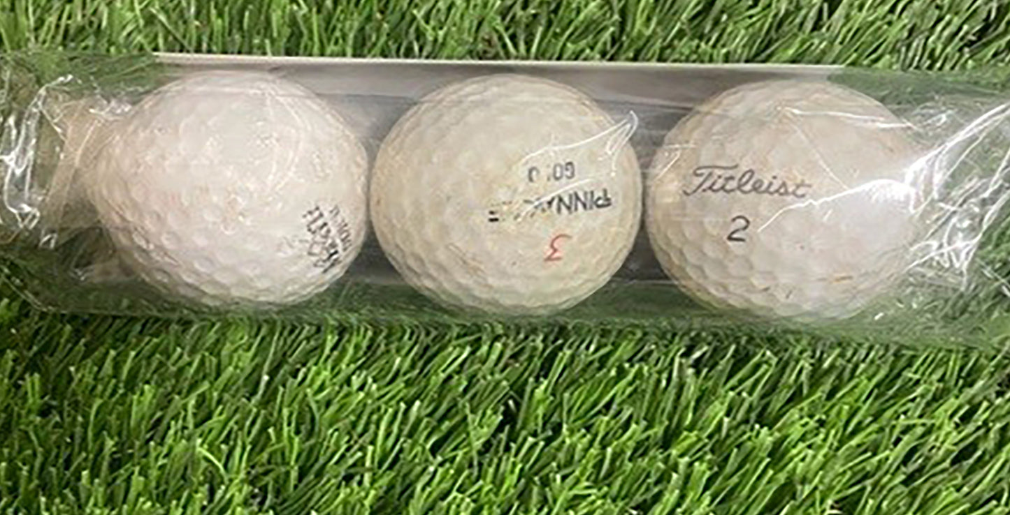 Gears Out Crappy Golf Balls for A Crappy Golfer – Funny Gag Gifts for Golfers Guaranteed Not to Improve Your Golf Game Includes 6 Golf Balls Novelty