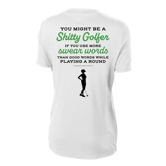 Funny Ladies Golf T Shirts | Golfing Shirts for Women | Swear Words | Witty Golf Tees